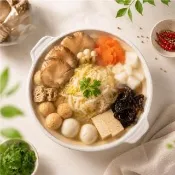 【serenity 祥和蔬食】祥和酸白菜鍋1441g×2 (米其林必比登推薦 蛋白質28.8g/包 奶蛋素 年菜 蔬食 素食)