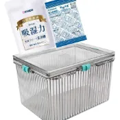 (店+)【KANDO】🛒🔥 防潮箱組合 防潮箱 120g乾燥劑 立式除濕袋 電子產品防潮 衣櫃除濕 鞋櫃除濕