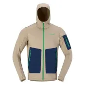 【NORRONA】falketind warm2 stretch 連帽外套 男款 淺駝色