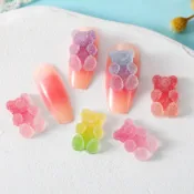 美甲 砂糖熊軟糖仿真飾品 小熊 砂糖熊 果汁熊 小熊軟糖 小熊QQ糖 美甲樹脂飾品