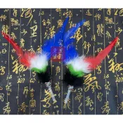 【東天佛俱】雞毛座 中壇元帥 三太子 彩色雞毛座 太子爺 帝雉毛座 雉雞毛座 基座 羽毛座