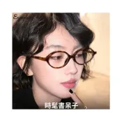 (店+)目戲書呆子眼鏡近視可配鏡片度數可選玳瑁色眼鏡框鏡架女41005G