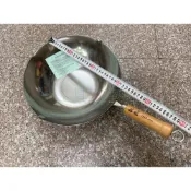 (店+)【日本製造】鉄流 1919 底平北京鍋 33cm | 鐵鍋 炒鍋 不沾 雙導流口 免開鍋 萬用鍋 熟鐵鍋 鐵流1919