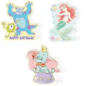 【墊腳石】迪士尼DISNEY 站立式卡片(怪獸大眼仔/小飛象/美人魚)