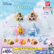 【許願扭蛋機】『現貨』  迪士尼 星星造型角色吊飾 全4種 扭蛋 轉蛋 BANDAI 星星 維尼 杯麵 吊飾