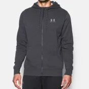 美國百分百【全新真品】Under Armour 運動時尚 UA 連帽 外套 跑步 夾克 透氣 排汗 鐵灰 S號 I683