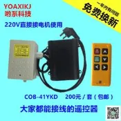 【現貨 免運 可開發票】微型電動葫蘆無線工業遙控器帶跑車220V小型吊機起重機捲揚機 郵
