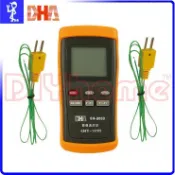 [DIYhome] DHA DH-3003 雙組數位式溫度表溫度計 附測線 溫度測量 液晶顯示超大字幕 C110509