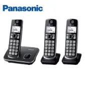 Panasonic 國際牌 DECT長輩用數位無線電話(三子機) KX-TGE613TWB/KX-TGE613-