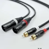 (店+)【YC Sound】1.5米 手工線 發燒線 特殊電鍍工藝 發燒線 XLR公轉RCA梅花頭 卡農轉梅花 XLR RCA公對公 RCA雙頭線 RCA轉卡農 XLR RCA 梅花頭 AV紅白線 一對 AV端子 AV轉XLR線 訊號線 同軸線 擴大機音控台 調音台 MIXER 輸入輸出線