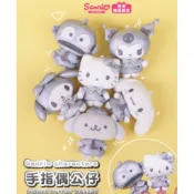 （現貨）香港機場限定三麗鷗銀色指偶娃娃 丑魚 美樂蒂Hello kitty 布丁狗大耳狗酷洛米