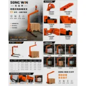 WIN五金 SONG WIN 松盈牌 CY吊臂式堆高機貨叉 自動平衡型 1T 1.5T 2T 堆高機吊臂 吊掛搬運 起重