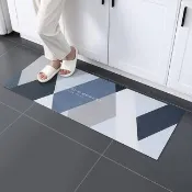 【嵐楓居家】高分子PU皮革吸水防油汙廚房墊40*120cm(PU皮革踏墊/地墊/地毯)