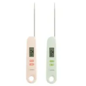 (店+)【DRETEC】可折疊烹飪溫度計 螢幕鎖定料理電子溫度計 可摺疊收納式 電子溫度計