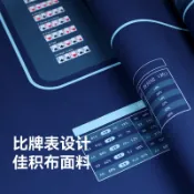 【星撲克】德州桌新款布高端便攜撲克牌專用膠墊圓長方形絨布定制WPT原創