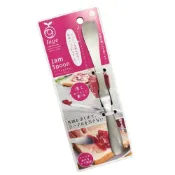 (店+)【LEYE】日本製 AUX leye 不弄髒桌面的果醬抹刀 Jam Spoo不鏽鋼 果醬匙 抹醬刀 抹醬勺 麵包抹刀 LS1565