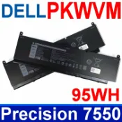 筆電達人 DELL PKWVM . 6芯 電池 68ND3 CR72X G5FJ8 J0VNR PWKVM precision 7550