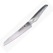 【YOSHIKIN 具良治】日本 GLOBAL 彩系列專業熟食/麵包刀17CM(SAI-M04)
