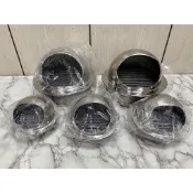 【台灣現貨】含稅｜不銹鋼SUS304 外氣罩 (內附百葉片+防蟲網) 通風罩 排氣罩 魚眼罩 外墻排煙罩 排風罩 不鏽鋼