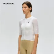 MONTON 25.行者白色女短車衣 自行車車衣 涼感車衣 透氣車衣