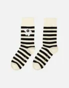 【Marimekko】Kasvaa Tasaraita Unikko 條紋襪子