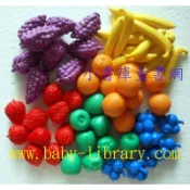 藍莓水果組  ( 6形6色, 108pcs) 或  ( 6形6色, 36pcs)  教具 USL 遊思樂