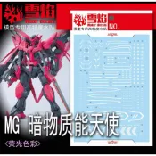 【大頭宅】 雪焰水貼 MG 暗物質 驚異能天使 螢光 專用水貼 鋼彈 SMG04