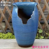 可開發票 陶瓷花盆 花盆 多肉花盆 花器 特價花盆宜興手工切口大高老樁盆紫樂法師多肉植物花盆缺口綴化懸崖粗陶盆yylp1205