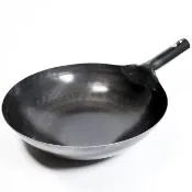 【山田工業所】鐵柄中華炒鍋 33cmx1.2mm 職人手工鍛打 不沾鍋 阿嬤鍋 黑鐵鍋