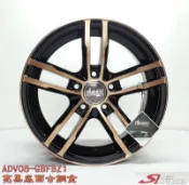 全新鋁圈 Advanti 雅泛迪 ADV-08 15吋鋁圈 4孔100 4孔108 5孔114.3 亮黑底面古銅金