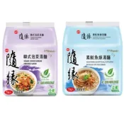 (店+)【彤老闆食品百貨】隨緣味丹 素魷魚羹湯麵/鮮蔬百匯素湯麵/麻辣燙湯麵/韓式泡菜湯麵5包入