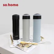 【so.home】雙層不鏽鋼玻璃內膽保溫杯 400ml(環保杯/飲料杯/保冰/保溫/隨行杯)