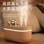 雙噴霧投影加濕器 香薰機 迷你臥室桌麵夜燈 USB大容量 靜音 七彩星空燈 禮物