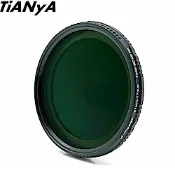 Tianya防刮防污多層膜Vari可調式 ND2-400減光鏡72mm濾鏡Fader全黑色減光鏡CPL偏光鏡中灰鏡ND減光鏡ND濾鏡適拍日食高反差(料號TN72O)