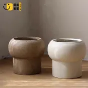 時尚家居 免運 特惠/附發票 花盆 水泥花盆 創意蘑菇水泥花盆簡約室內落地花器大型客廳陽臺綠植盆栽裝飾擺設工廠直銷 店長推薦 售後保障 全館折扣 5s722