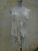 楹 ~ 正品 傅子菁 蕾絲 性感造型背心 size: F