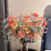 CIYI瓷宜🤍輕奢高檔仿真花擺設杜鵑花假花客廳餐桌裝飾花束花藝家居擺件