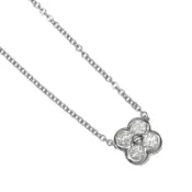 【DOKODEMO】Tiffany & Co.) 鉑金鑲鑽項鍊，Pt950 鉑金 x 鑽石，約 3.65 克，女士款 [二手]