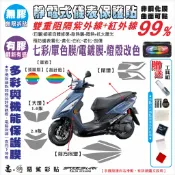 【惡鯊】大地名流2.0-1.0/125-150-儀表保護貼膜-大燈-尾燈-前方向燈-犀牛皮感光變色-KYMCO光陽