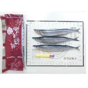 【華得水產】台灣野生特大秋刀魚4包組(400-420g 約3尾/包)