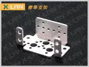 [X-LAN] 多功能舵機標準支架 舵機雲台 伺服馬達 選配 MG995 舵機(銀)