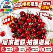 📣台灣現貨📣假櫻桃 假水果 仿真櫻桃 仿真水果 人造櫻桃 人造水果 水果模型 食物模型 仿真食物 假香蕉 假草莓