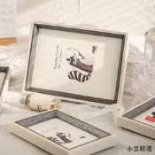 【小雲精選國際購】北歐簡約相框擺臺加沖洗照片6寸 8寸10寸兒童相冊框定制框架掛墻