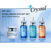 DR.WU 明星全效精華保養組 達爾膚玻尿酸保濕水凝露/玻尿酸保濕精華液/10%菸鹼醯胺B5舒緩精華/超微C美白精華液