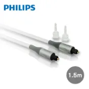 飛利浦 PHILIPS SWA3302S/10 1.5m數位光纖音源線附3.5mm轉接頭-富廉網V