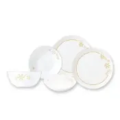 [小樹購] Luminarc 樂美雅 雪花5件式餐具組(平盤x2/深盤x2/大湯碗x1)(ARC-501-SF)