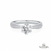 SOPHIA 蘇菲亞珠寶 - 相印 50分 GIA E/SI2 18K金  鑽石戒指
