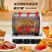 🔥臺灣出貨🔥 上豪全自動大容量醃製機 小型家用醃肉機 醃制機 商用真空醃肉機 炸雞攪拌機 食品商用機械 滾筒智能真空