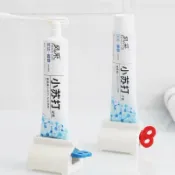 🍄屁力菇🍄 牙膏擠壓器 擠牙膏神器 旋轉擠壓器 軟管擠壓器 旋轉 牙膏夾 輕巧牙膏架 【三色可選】
