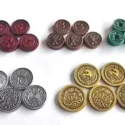 【TOKEN桌游】金屬代幣Scythe Metal Coins 金屬幣 鐮刀戰爭 新版
